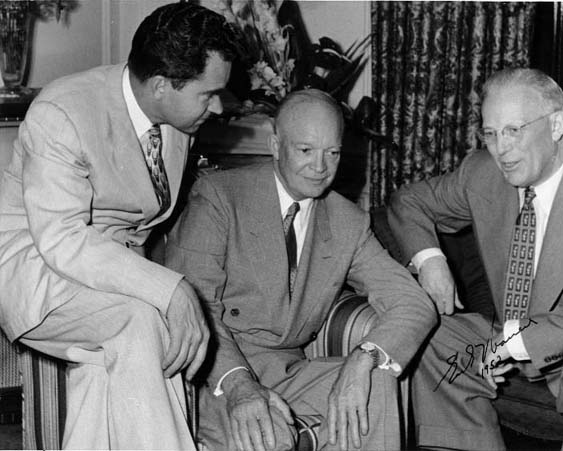 Eisenhower and Earl Warren